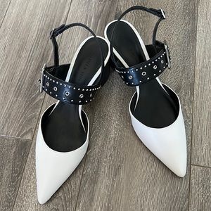 New Charles &Keith Block Heel sandal, Adjustable slingback strap, size US 8.